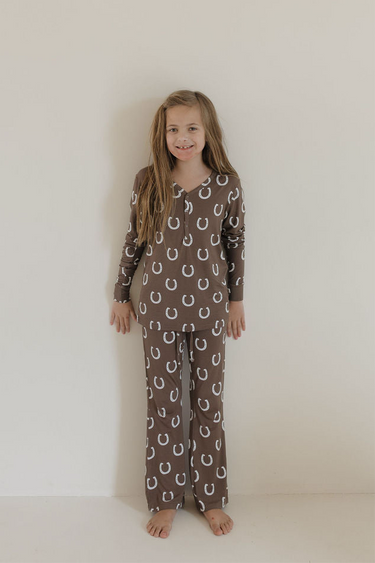 Youth Flare Bamboo Pajamas | Giddy Up