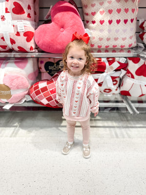 Laced with Love Crewneck Sweatshirt for babies, stylish and cozy, shown from angle 16.