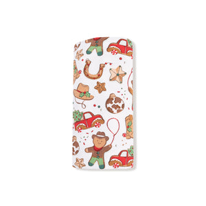 Cowboy Christmas - Swaddle Blanket