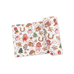 Cowgirl Christmas - Swaddle Blanket