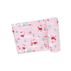 Golfing Mrs. Claus and Elves - Swaddle Blanket