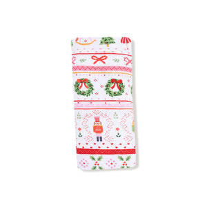 Sugar Plum Fairy - Nutcracker Fair Isle - Pink - Swaddle Blanket