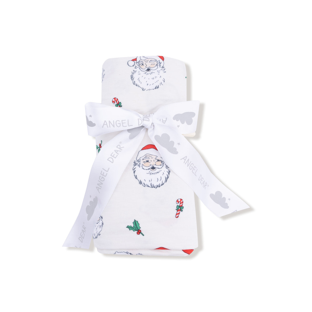 Vintage Santas - Swaddle Blanket