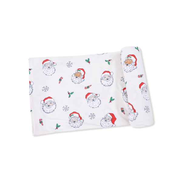 Vintage Santas - Swaddle Blanket