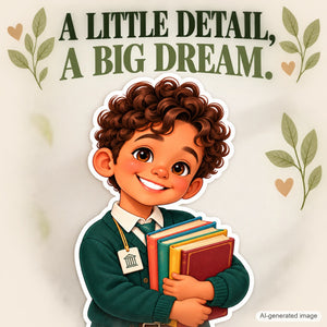 Personalized Librarian Wall Decal from Photo, Dream Job Sticker, image 12