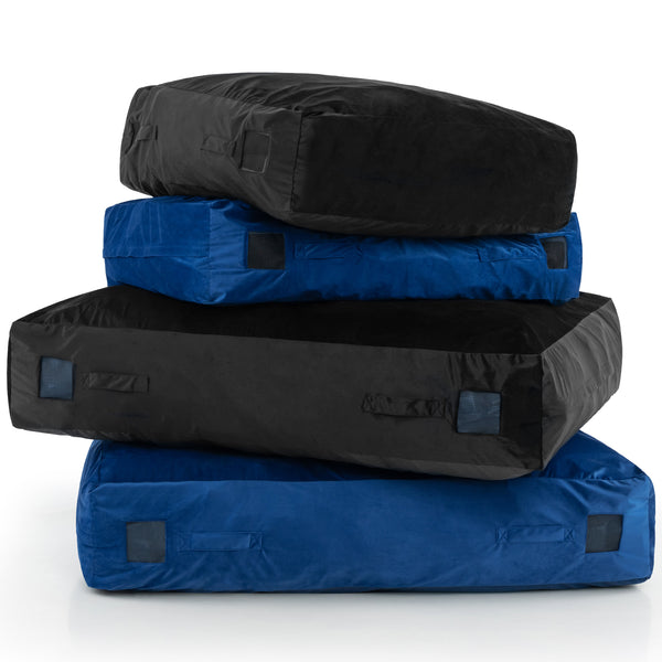 47 x 35.5 Inch Crash Pad Sensory Mat with Foam Blocks and Washable Cover