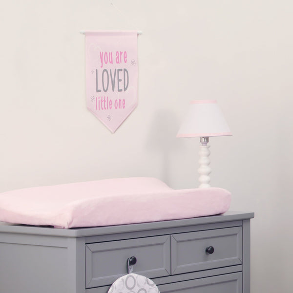 NoJo The Dreamer Pink and Grey Elephant 8 Piece Nursery Crib Bedding Set