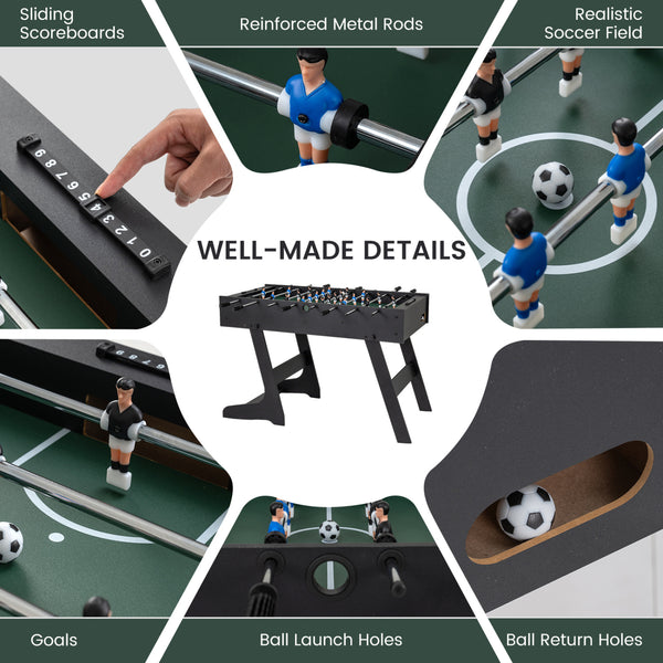 Folding Full Competition Size Soccer Table