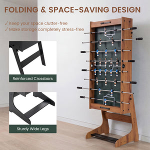 Folding Full Competition Size Soccer Table