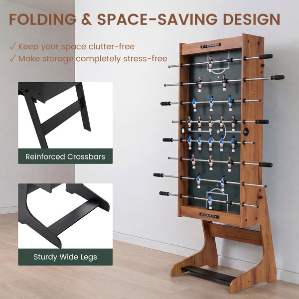 Folding Full Competition Size Soccer Table