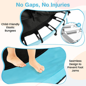 48 Inch Toddler Trampoline with Safety Enclosure Net - Safety Net