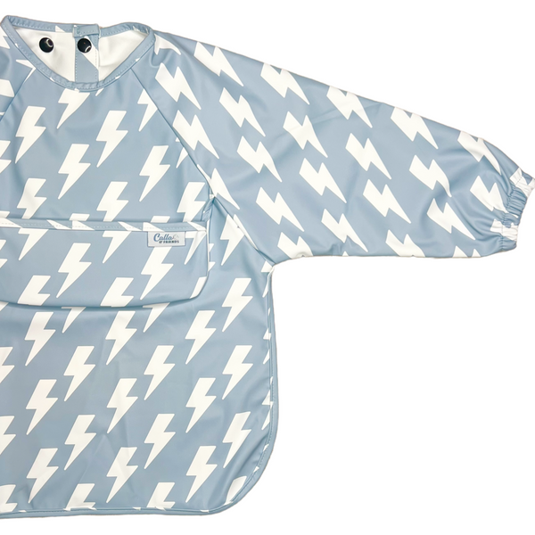 The Grayson Long Sleeve Bib - Lightning Bolts