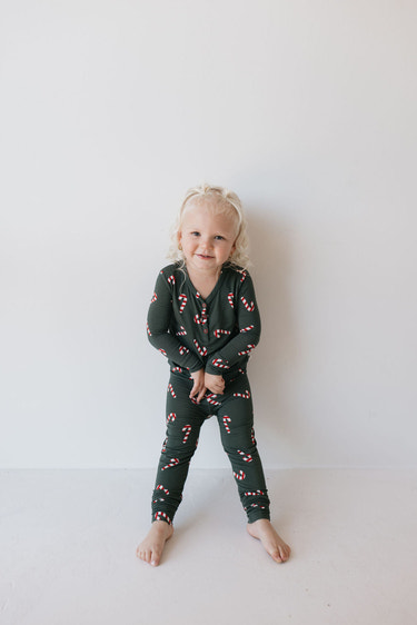 Bamboo Two Piece Pajamas | Candy Cane Lane 2024