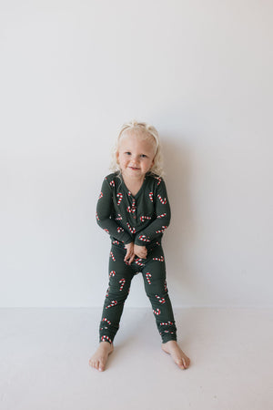 Bamboo Two Piece Pajamas | Candy Cane Lane 2024