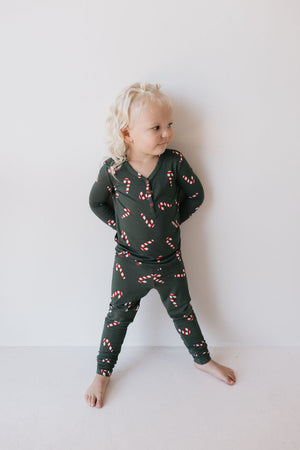 Bamboo Two Piece Pajamas | Candy Cane Lane 2024