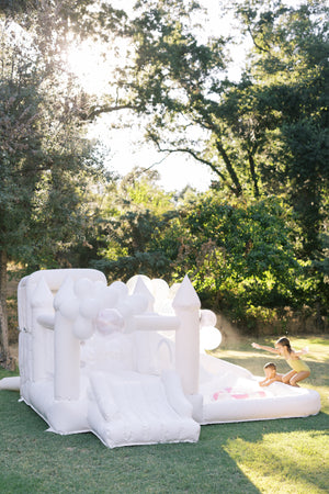 Mini Ella - White COMBO Bounce and Splash Water Slide