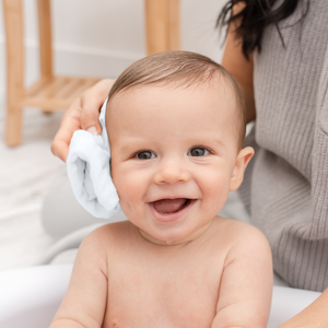 Muslin Washcloths in White