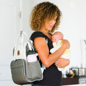 The Lizzie - Premium Canvas Diaper Backpack