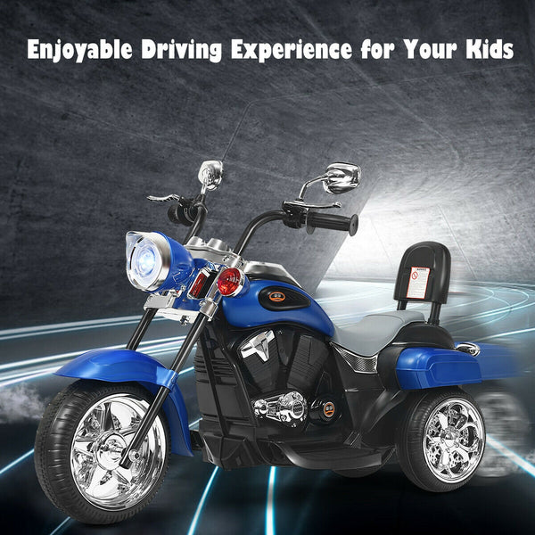 6V 3 Wheel Kids Motorcycle - Rechargeable for Kids - Electric Motorcycle