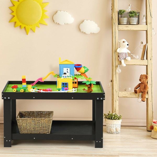 Solid multifunctional wood kids activity play table for creative play and learning. Ideal for vanities, tables, and chairs.