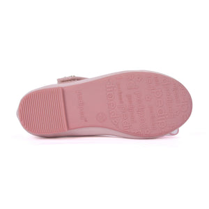 Pink Maisie/Kai Flex® Mary Janes for babies, shown from angle 5, stylish and comfortable footwear.