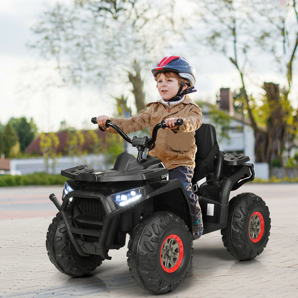 12V Kids Electric 4-Wheeler ATV Quad with MP3 and LED Lights - Fun and safe ride-on toy for adventurous kids.