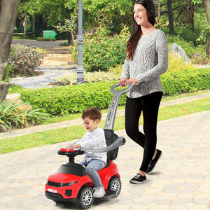 3 in 1 Ride on Push Car Toddler Stroller Sliding Car with Music