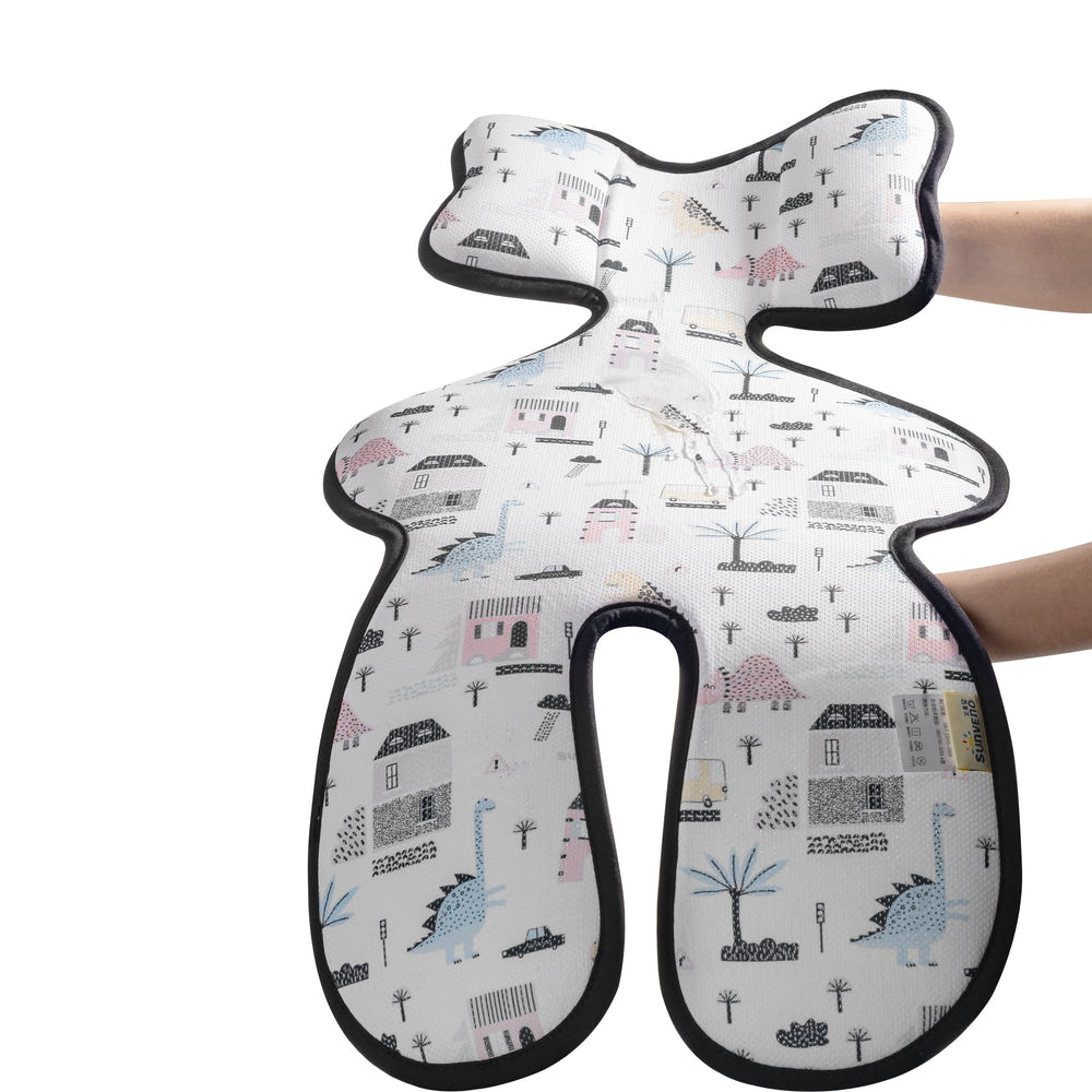 Breathable stroller pad for enhanced comfort and support in baby strollers. Ideal accessory for your little one's outings.