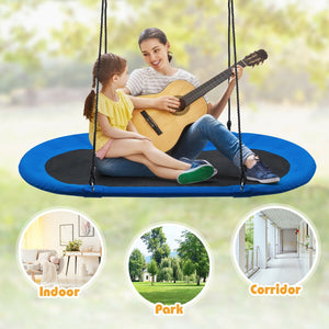 60 Inch Saucer Surf Outdoor Adjustable Swing Set - Electric for Infants