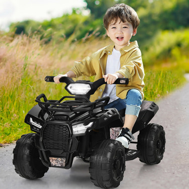 6V Kids ATV Quad Electric Ride On Car with LED Light and MP3