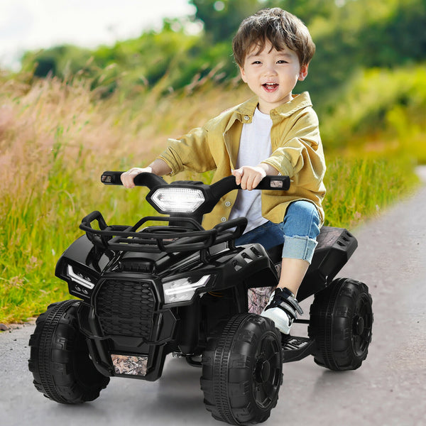 6V Kids ATV Quad Electric Ride On Car with LED Light and MP3