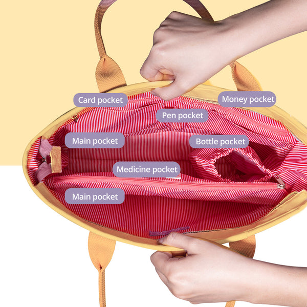 Canvas Hospital Bag Large Capacity Maternity Tote Bag