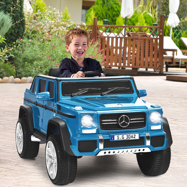 12V Licensed Mercedes-Benz Kids Ride On Car in Angle 9 view, perfect for outdoor fun and imaginative play.