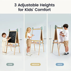 Tiny Land® 3-in-1 Art Easel for Kids - Morandi