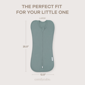 Easy Zipper Swaddle Blankets in Nomadic Blue, Azul