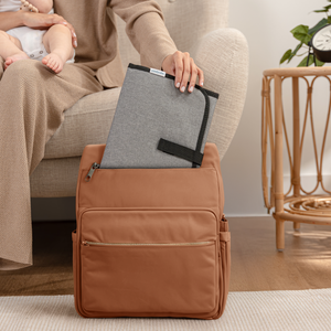 Compact Changing Pad in Solid Grey