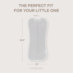 Easy Zipper Swaddle Blankets in Grey