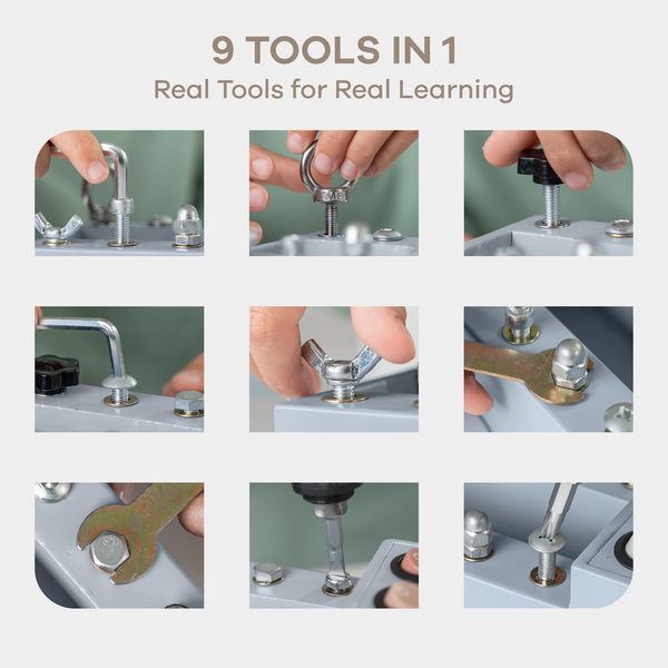 Busy Board Toy Truck Set for 3+ in Pacific Blue