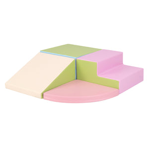 4-Piece Climb and Crawl Foam Block Play Set for Infant Baby for Toddlers & Kids