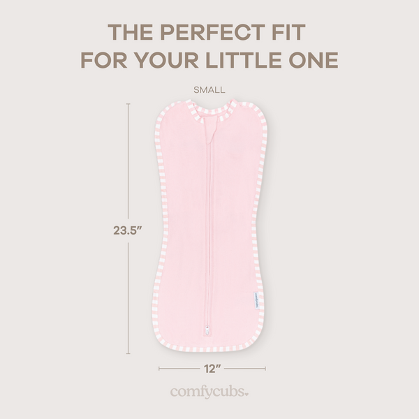 Easy Zipper Swaddle Blankets in Pink