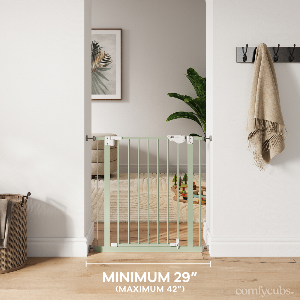 Sage Baby Safety Gate - Stylish and secure barrier for child safety in your home.