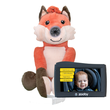 Zooby® baby monitor Finley Fox - adorable and reliable baby monitoring solution for peace of mind.