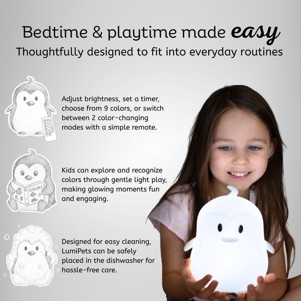 Pebbles the Penguin Night Light