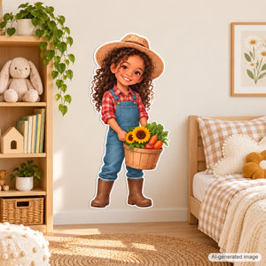 Personalized Farmer Wall Decal from Photo, Dream Job Sticker, image 5