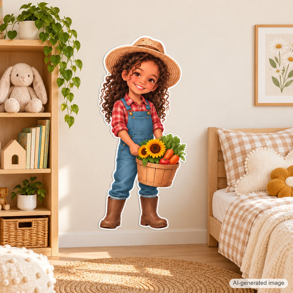 Personalized Farmer Wall Decal from Photo, Dream Job Sticker, image 5