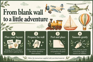 Transport Wall Decals, Set of 5 (Set 4), image 8