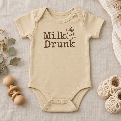 Milk Drunk baby bodysuit in natural
