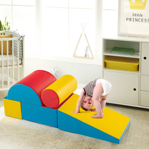 5-Piece Kids Climb and Crawl Activity Playset - Indoor & Outdoor