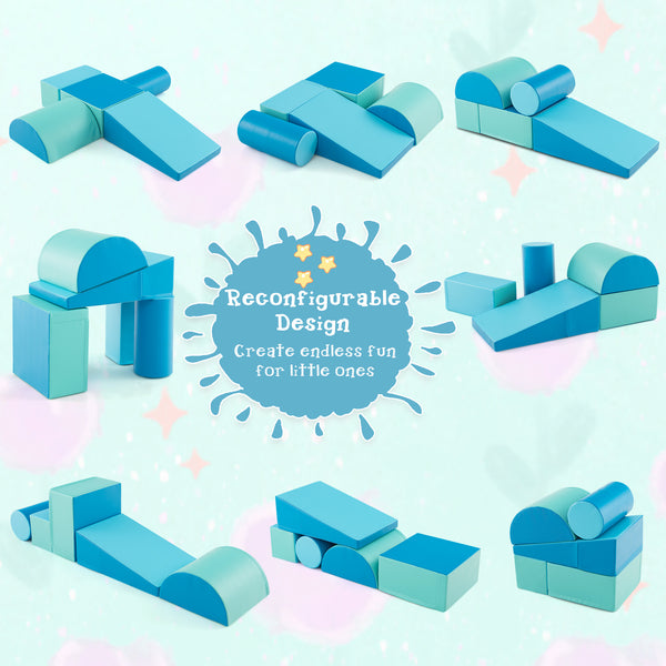5-Piece Kids Climb and Crawl Activity Playset - Indoor & Outdoor