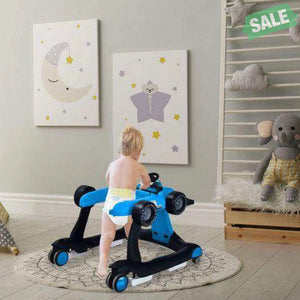5-in-1 Baby Walker with Adjustable Height and Speed for Boys Girls 6-18 Months